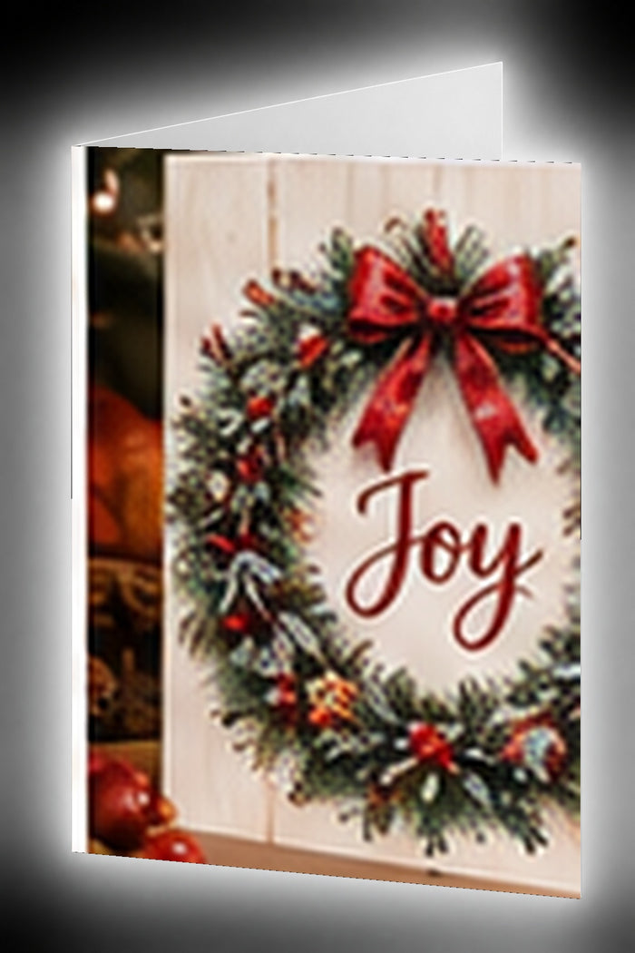 A Savior Is Born Nativity 5 x 7 Christmas greeting card