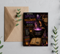 Witches, Spells and Halloween Magic | Halloween Greeting Card With Envelope | Blank 5x7 Cards
