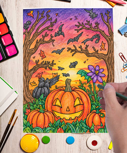 Blank Slate Card Co. Halloween greeting card product image