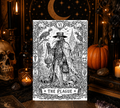 The Plague Halloween Coloring Card – Gothic Plague Doctor Greeting Card | 5x7 Adult Coloring Card