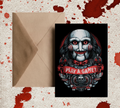 Jigsaw Horror Legends | Halloween Greeting Card | Blank 5x7 Card With Envelope