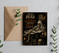 I’m Not Dead, I’m Just Exhausted | Funny Skeleton Halloween Greeting Card with Envelope | Blank 5x7 Card