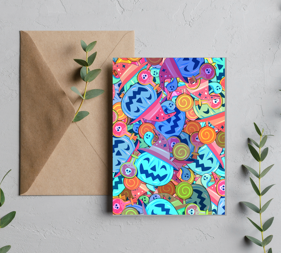 Blank Slate Card Co. Halloween greeting card product image