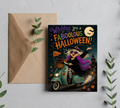Witching You a Faboolous Halloween | Funny Halloween Greeting Card | Blank 5x7 Card