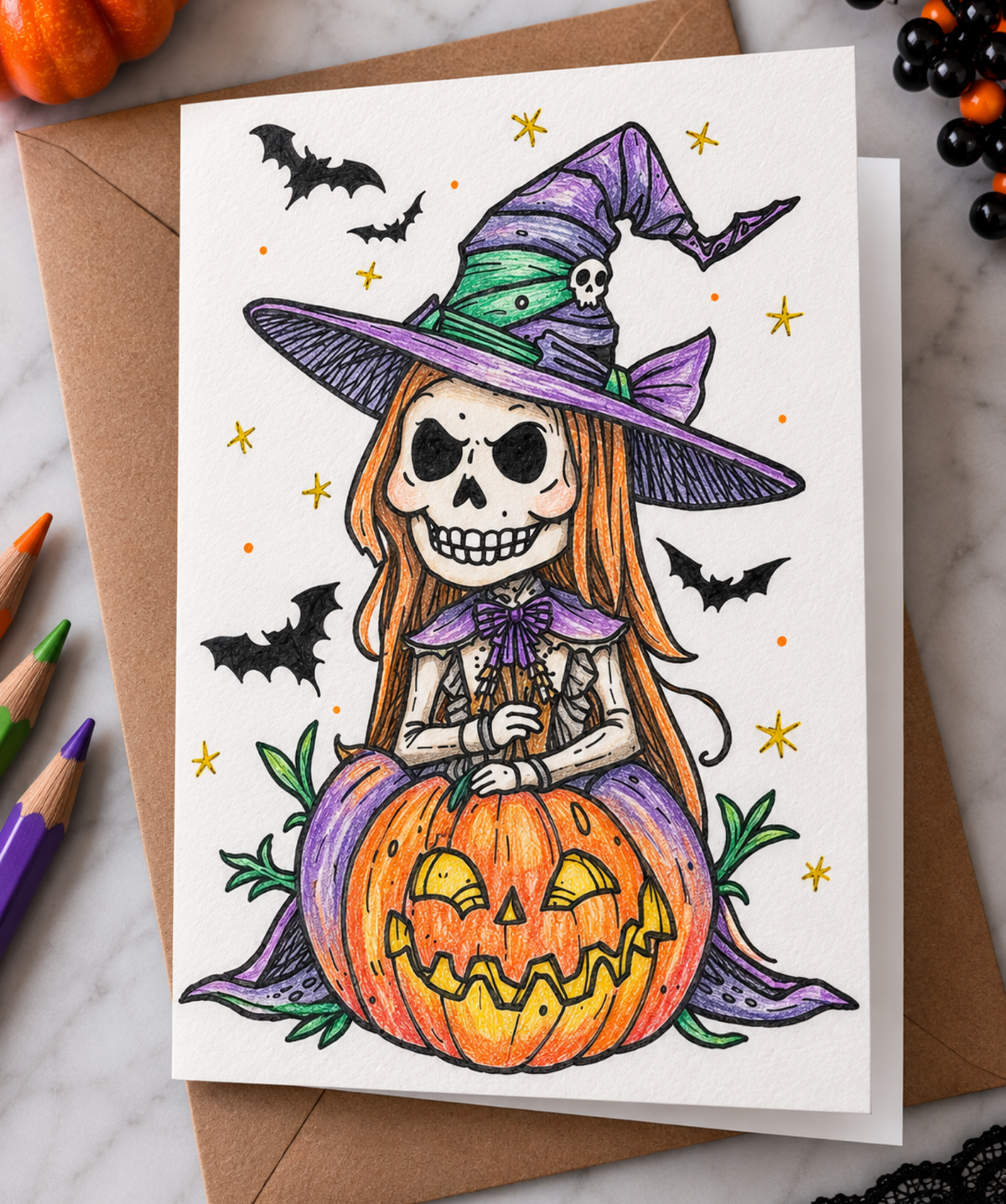 Blank Slate Card Co. Halloween greeting card product image