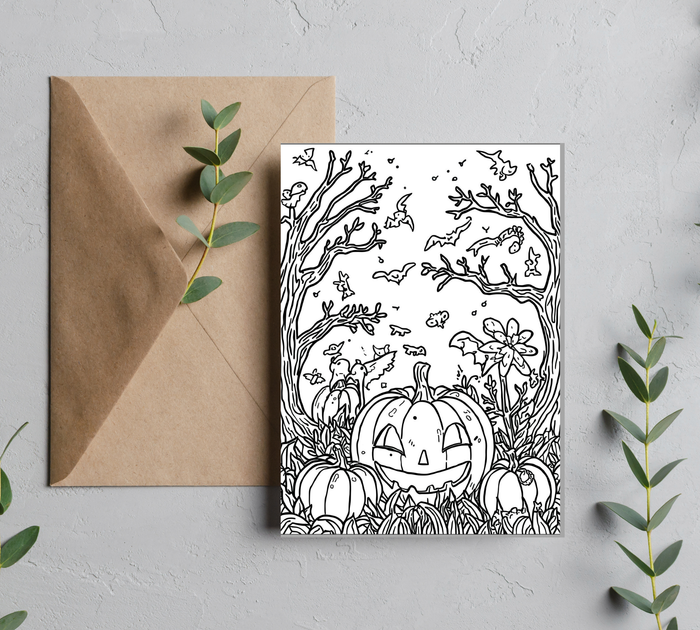 Blank Slate Card Co. Halloween greeting card product image