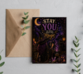 Stay You – The World Needs Your Magic | Witchy Inspirational Halloween Greeting Card