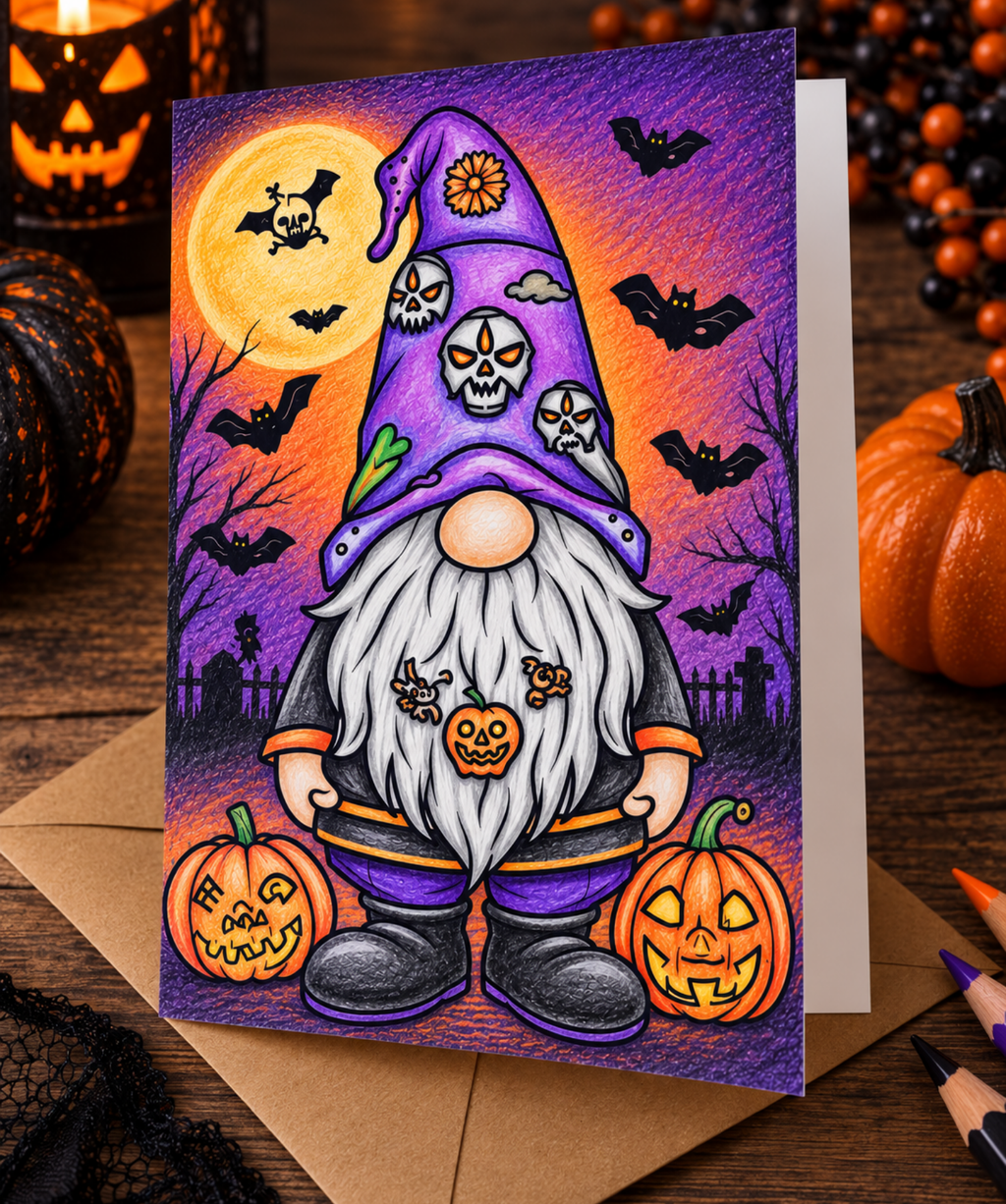 Blank Slate Card Co. Halloween greeting card product image
