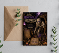 Have a Spooktacular Halloween | Funny Mummy Halloween Greeting Card With Envelope | Blank 5x7 Card