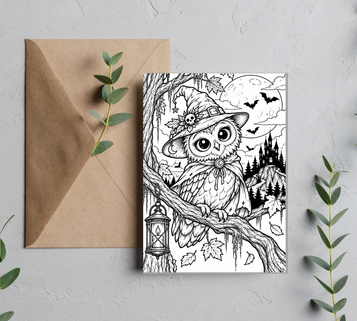 Blank Slate Card Co. Halloween greeting card product image