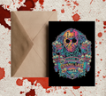 Jason Voorhees Camp Crystal Lake Halloween Horror Legends | Halloween Greeting Card | Blank 5x7 Card With Envelope