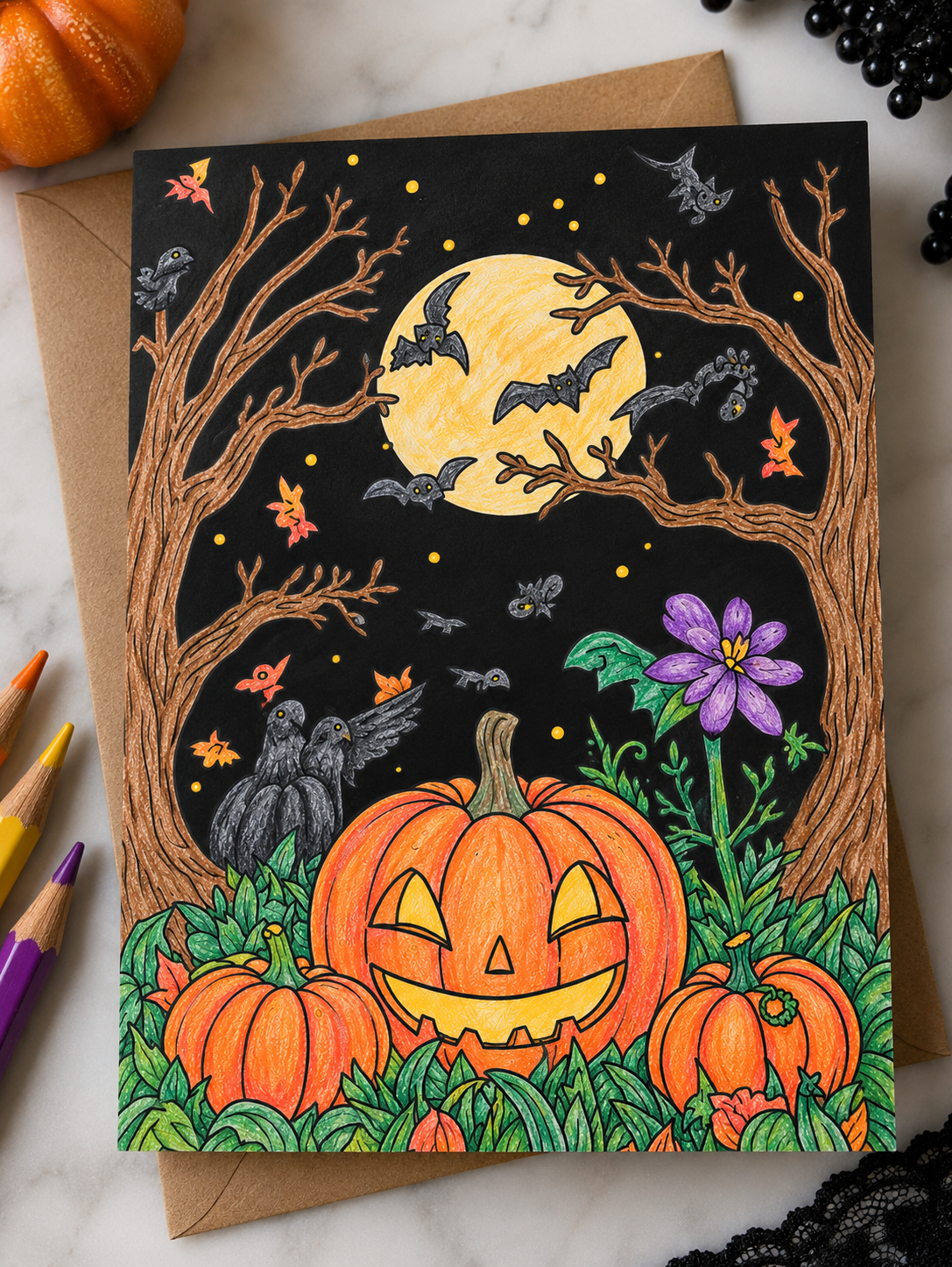 Blank Slate Card Co. Halloween greeting card product image
