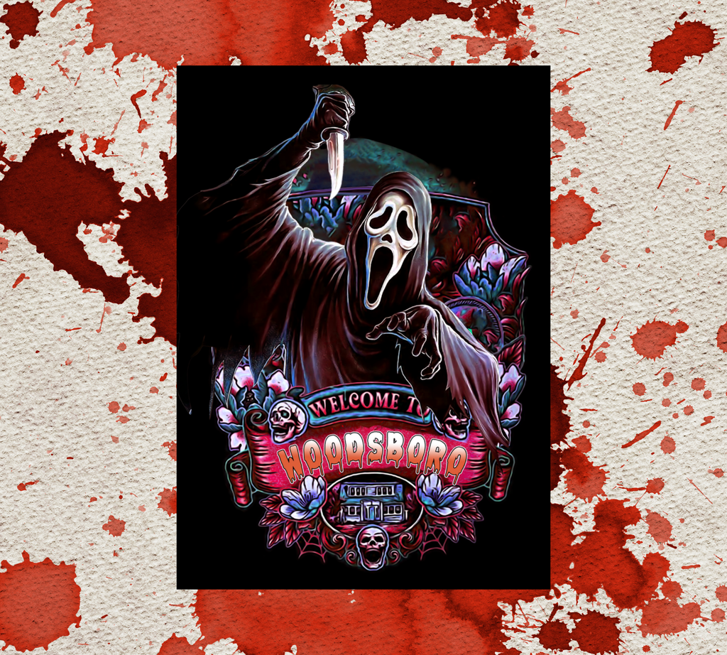 Scream Ghostface Horror Legends | Halloween Greeting Card | Blank 5x7 Card with Envelope