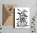 Blank Slate Card Co. Halloween greeting card product image