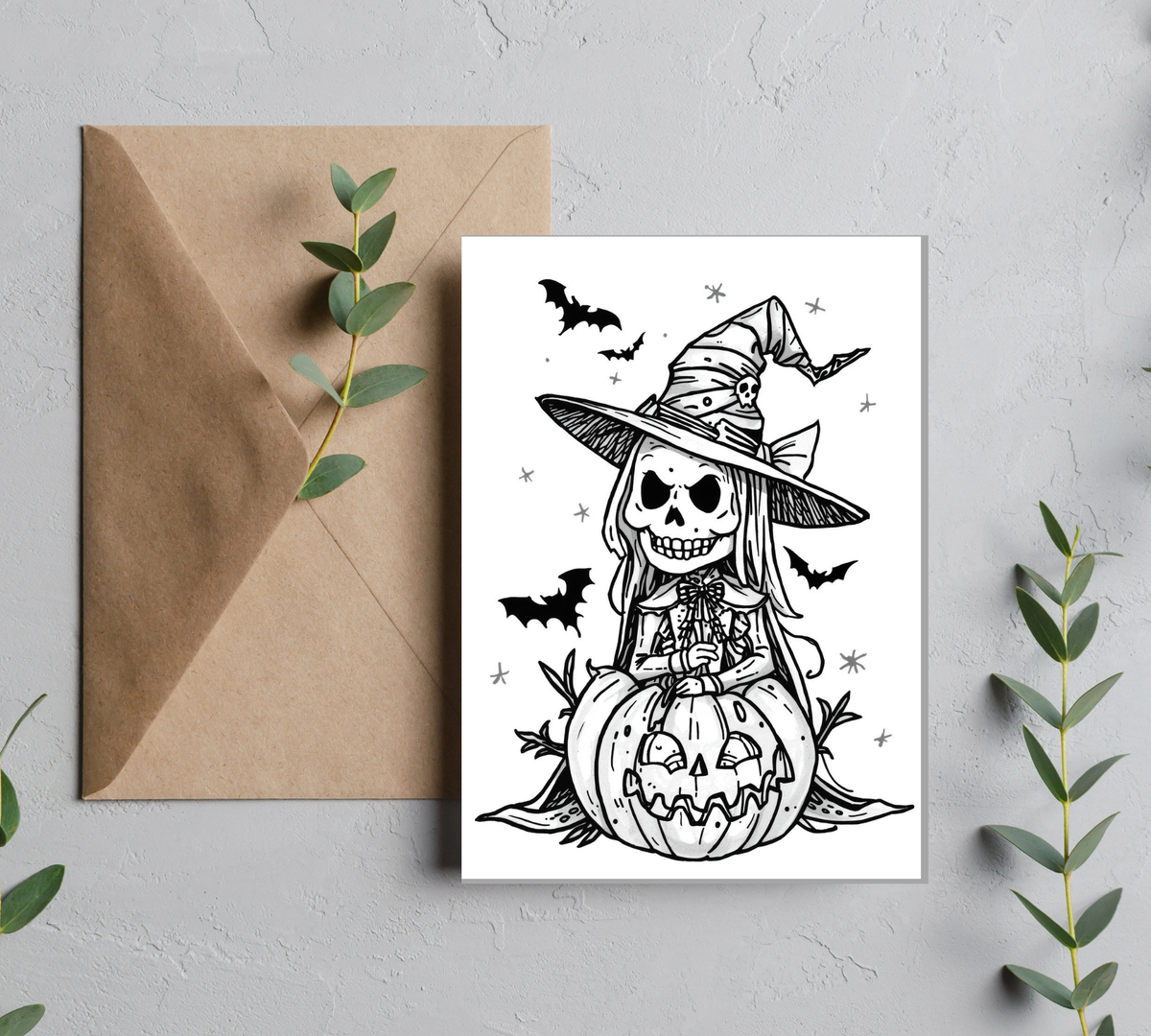Blank Slate Card Co. Halloween greeting card product image