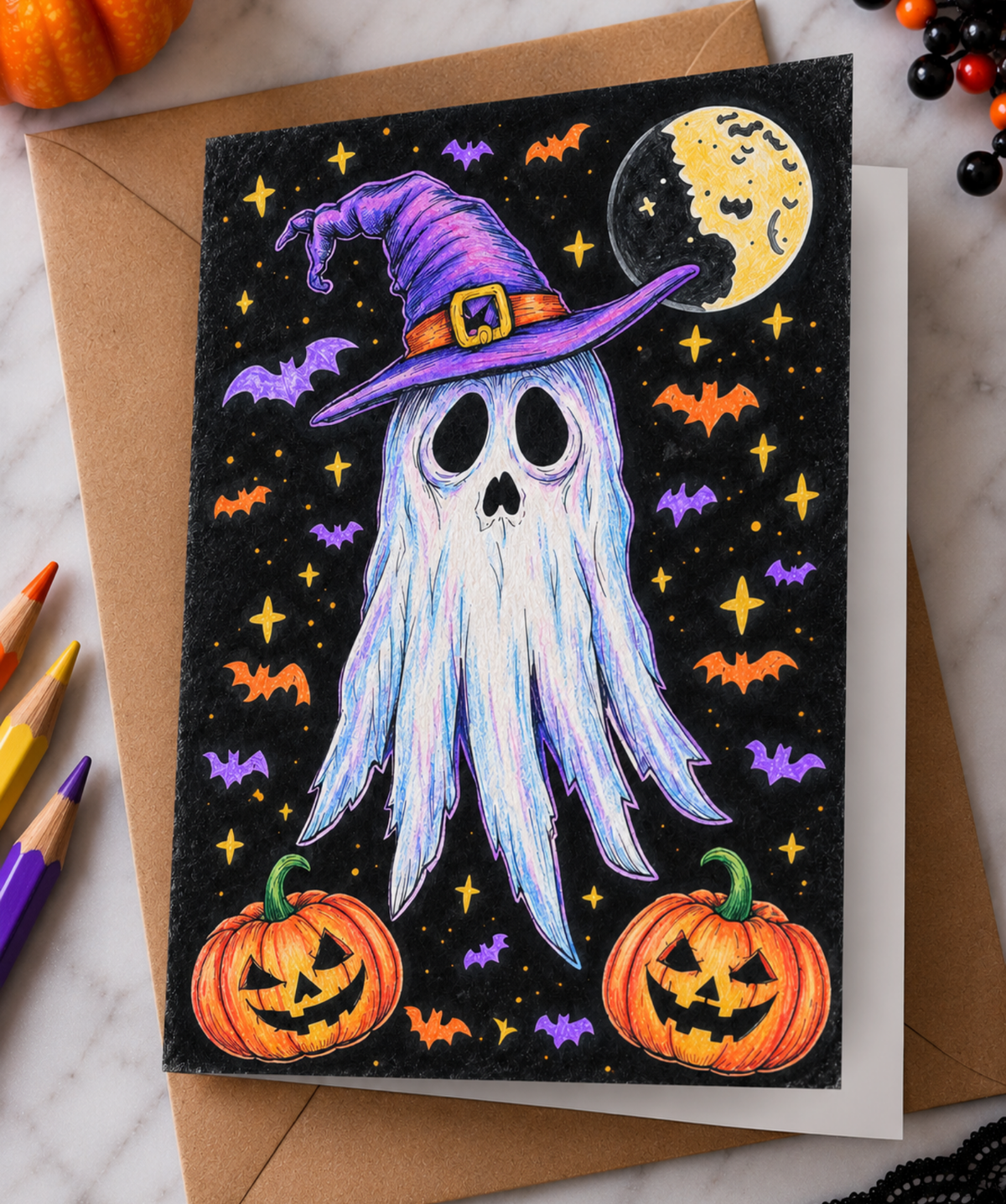 Blank Slate Card Co. Halloween greeting card product image