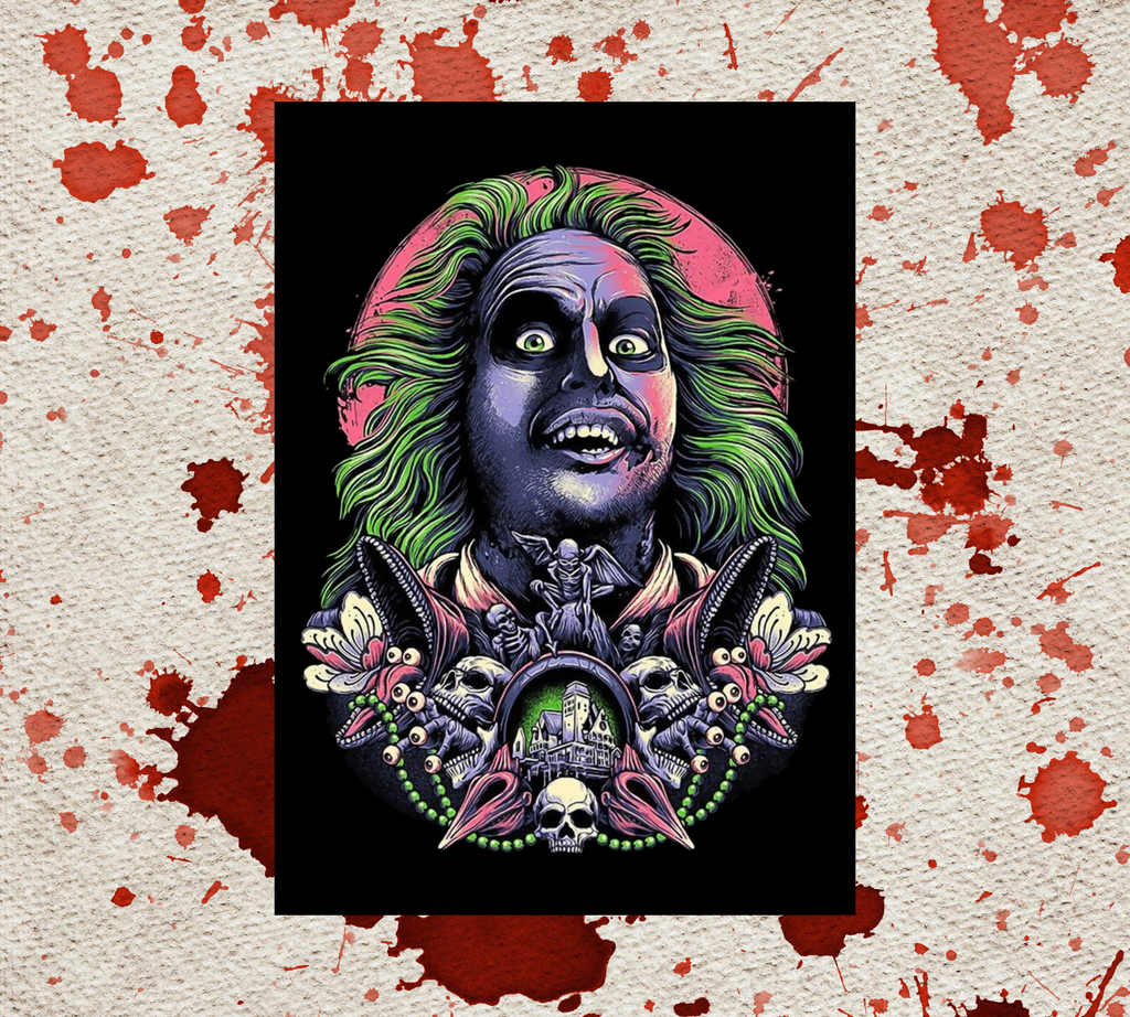 Beetlejuice Horror Legends | Halloween Greeting Card | Blank 5x7 Card With Envelope