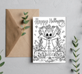 Blank Slate Card Co. Halloween greeting card product image