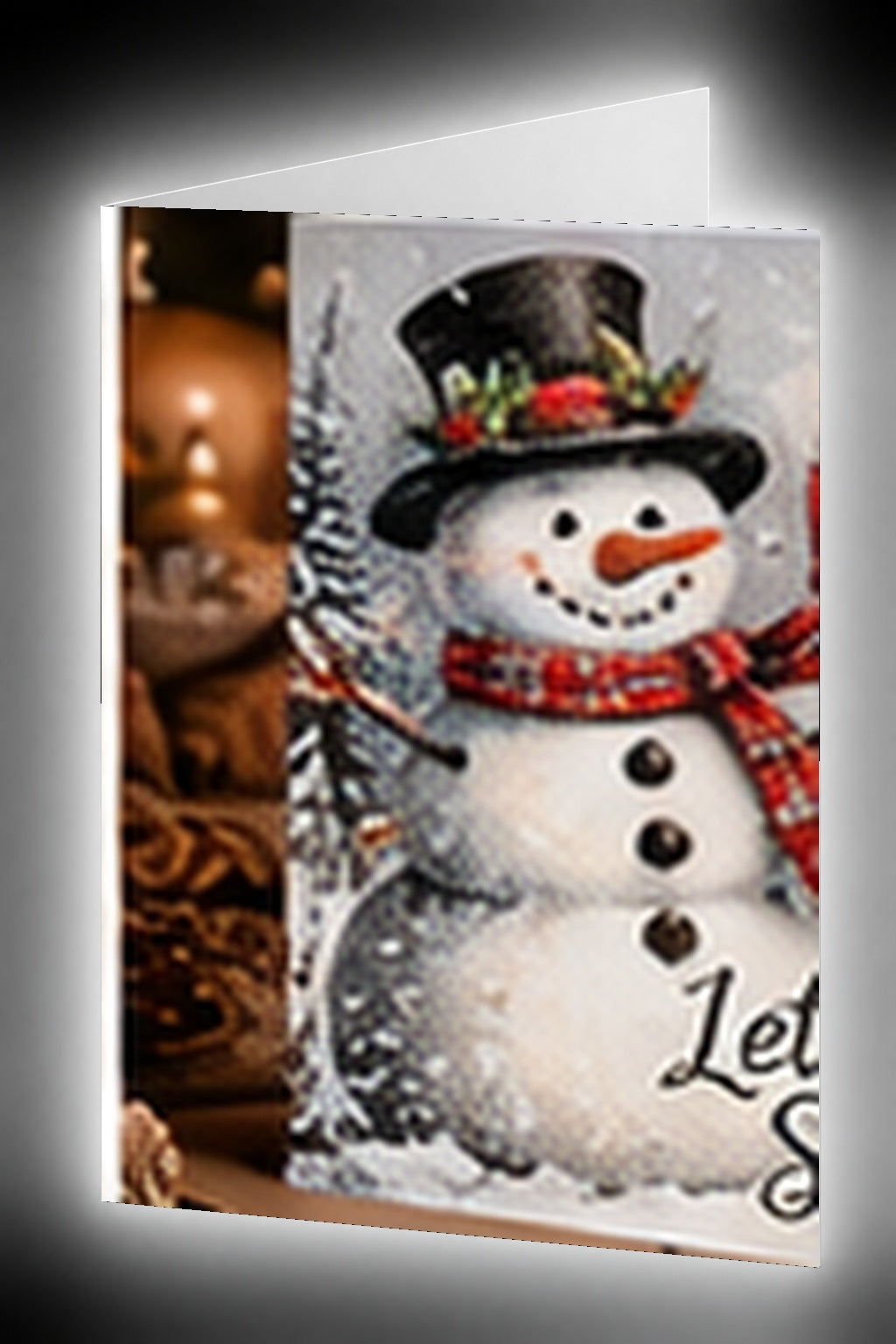 Classic Christmas Tree 5 x 7 Christmas greeting card