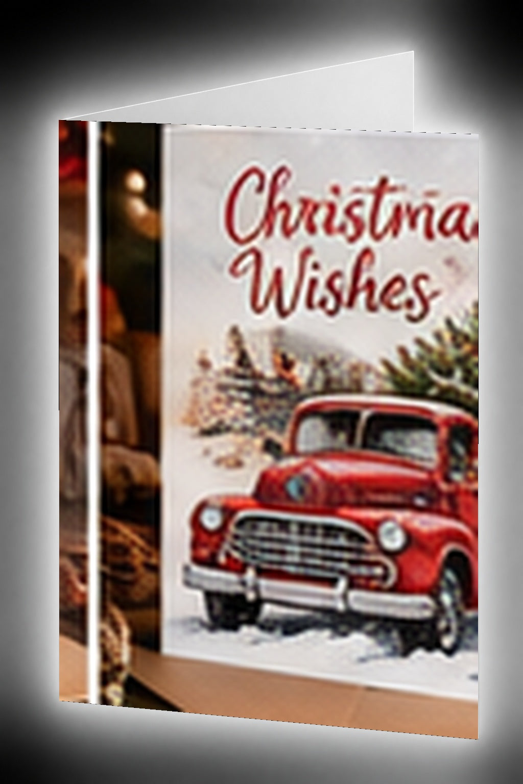 Christmas Gnome Believe 5 x 7 Christmas greeting card