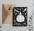 Blank Slate Card Co. Halloween coloring card artwork 2026
