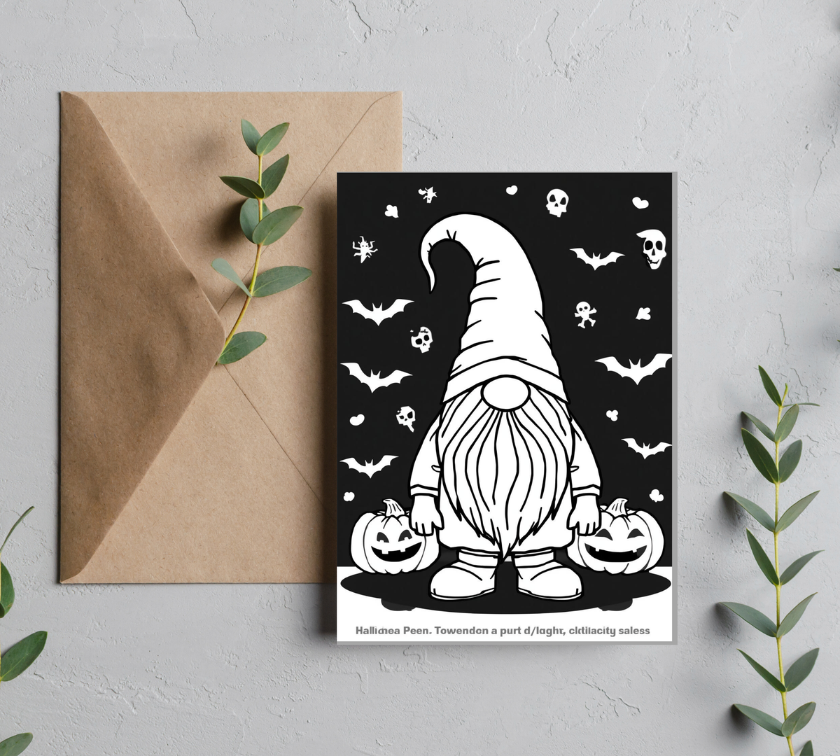 Blank Slate Card Co. Halloween greeting card product image
