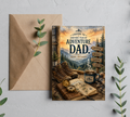 Dad Birthday Card | Adventure Birthday Greeting Card for Dad | Mountain & Outdoors Design | Blank 5x7 Card For Dad