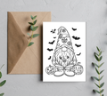 Blank Slate Card Co. Halloween greeting card product image