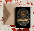 Leatherface Horror Legends | Halloween Greeting Card | Blank 5x7Card With Envelope