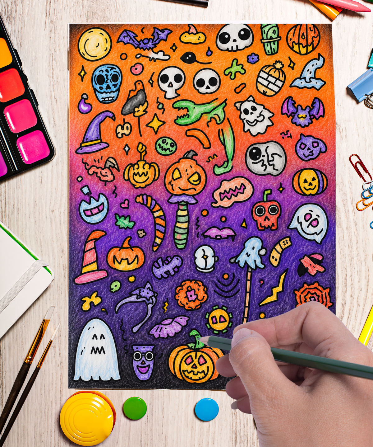 Blank Slate Card Co. Halloween greeting card product photo